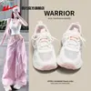 Sapatos de Verão Femininos Warrior com Solado Grosso Estilo Dad Modelo Feminino 2026 Novos Sapatos Casuais Esportivos Respiráveis Leves Feminino B