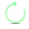 Amazon Aliexpress Nuevo Anillo de Nariz Acrílico Color Caramelo Forma C Moda Piercing Uña para Nariz Venta Directa de Fábrica
