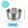 Plato para Salsa Transfronterizo de Acero Inoxidable 304 con Tapa de Silicona a Prueba de Fugas Comida Occidental Taza para Salsa de Tomate y Pimienta Negra Condimento