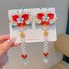 Horquilla antigua para niña, accesorio para el cabello, horquilla con flor de hada, colgante de ropa china antigua para niña, tocado de estilo chino para mujer.
