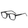 Nuevo Xiaohongshu Mismo Estilo Retro Marco Pequeño Cuadrado Marco Grueso Negro Gafas Anti Luz Azul para Mujer Se Pueden Equipar con Marcos para Gafas de Miopía para Hombre