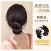 Peruca Coque Baixo com Presilha de Garra para Mulheres, Penteado Natural Realista de Coque Despojado, Aplique de Peruca Fofo