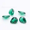 Suministro del fabricante de nano gemas en forma de pera, al por mayor. Gemas nano de color verde y azul en forma de gota de agua, 2*3-10*14 mm, piedras sueltas