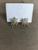 Pendientes Brillantes de Estrella de Diamante Completo Meteoro para Mujer, Diseño de Nicho, Gama Alta, Elegantes, Versátiles, Joyería de Oreja Exquisita y de Lujo Ligero