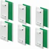 6 conjuntos de acessórios para persiana plissada sem furos persiana plissada instalação simples suporte fixo gancho de suporte adesivos