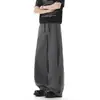 Pantalones Casuales de Seda de Hielo para Hombre, Estilo Delgado, Nuevo Modelo de Verano 2026, Pantalones Fluidos con Cintura Elástica, Pantalones Largos Holgados Rectos de Pierna Ancha