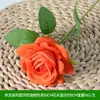 Flores Artificiales Flor Naranja Materiales Boda Salón de Bodas Decoración del Hogar Rosas Artificiales Flores Falsas Flores de Plástico Venta al por Mayor