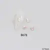 Joyería para uñas de aleación al por mayor red-hot mini mariposa corbata de lazo de aleación joyería de tulipán de aleación
