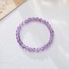 Pulsera de amatista natural estilo ins colección nueve púrpuras del fuego pulsera de cristal de energía de transporte joyería en vivo al por mayor