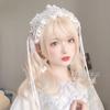 Peruca Lolita Atacado para Mulheres, Cabelo Curto e Encaracolado, "Leite Doce", Rabo de Cavalo Duplo, Peruca Lolita