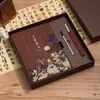 Cuaderno Tejido de Bambú Estilo Chino A5 Grueso Bloc de Notas de Negocios Creativo Tendencia Nacional Retro Corporativo Logo Personalizado