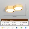 Lámpara de Pasillo Estilo Francés de Mediados de Siglo, Lámpara de Techo Retro Color Nogal de Espectro Completo para Protección Ocular, Luz de Entrada de Balcón