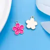 YukuRose Rojo Dibujo Animado Goteo de Aceite Colgante de 30 Piezas Aleación de Zinc Pulsera Hecha a Mano DIY Accesorios para Equipaje