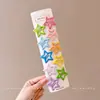 2025 Novo Estilo de Verão Estrela na Testa Colorida Presilha de Cabelo Menina BB Clip Clip para Franja Clip para Meninas Acessórios de Cabelo