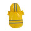 Nuevo impermeable reflectante de PU con capucha para perros pequeños y medianos, grueso, cortaviento, impermeable, para mascotas, en stock, ventas directas de fábrica