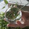 Bola de cristal transparente, bola de luz, decoración, cuentas mágicas, bola de tamaño, accesorios, fotografía, fotografía, bola de vidrio sólido tallado