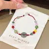 Novo Bracelete de Contas com Fivela de Paz Estilo Chinês, Moderno e Versátil, Exquisito para o Uso Diário, Sensação de Alto Padrão, Bracelete com Fivela de Paz Estilo Nacional