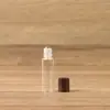 Frascos de Bola 1-5ml Cubierta de Grano de Madera Vidrio Portátil Viaje Frascos Compactos para Perfume Aceite Esencial Equipo de Dosificación Botella Vacía