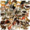 Pegatinas de Animales Senli Nuevas Transfronterizas de 56 Piezas, Materiales Decorativos de Animales Realistas, Pegatinas Transparentes Impermeables para Mascotas
