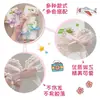 Pinza para el Cabello de Niña con Lazo de Cinta de Orejas de Conejo y Perlas, Accesorio para el Cabello Juguetón y Versátil con Cinta de Gasa