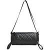 Bolso Pequeño de Moda Nuevo 2025 para Mujer, Sensación de Alta Gama, Bolso Cruzado de Hombro Único Tipo Cubo de Nicho, Bolso Cilindro Acolchado Tipo Almohada