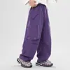 Pantalones Cargo para Niños 2026 Primavera Nuevo Estilo Niños y Niñas Bolsillo Grande Camping al Aire Libre Senderismo Pantalones Largos Nylon Elástico en Cuatro Direcciones