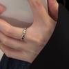 Anillo de Grano de Arroz Personalizado Estilo Coreano para Mujer, Simple y Único, Anillo Abierto Ajustable para Uso Diario, Nuevo Modelo al por Mayor