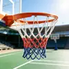 Processamento Personalização Poliéster Espessado Rede de Basquete Externa Saco de Rede Espessado Aro de Basquete Padrão de Competição Cesta