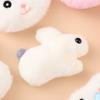 Primavera y verano nuevo broche de conejo felpa lindo animal pequeño caricatura japonés ropa de niñas zapatos colgante de bolso pequeño regalo