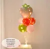 Nuevo Base Fresa Globo de Película de Aluminio Digital Decoración para Fiesta de Primer Cumpleaños de Bebé Arreglo Accesorios para Fotos Venta al por Mayor