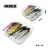 Blf Fita de Quatro Cores Fly Ly019 Fly de Tiras Isca para Pesca de Truta Salmão Venda Quente Transfronteiriça