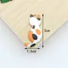 Acessórios para Joias DIY Liga de Zinco Pingente de Gotejamento Óleo Estampa Criativa de Desenho Gato Corrente de Celular Pingente Acessórios Chaveiro