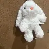  Coelho Lop Branco Leitoso de Nicho de Alto Valor DIY Feito à Mão Presente Original para Meninas Coelho Fofo Comemorativo Pelúcia Ins