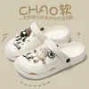 Calçados Croc para Meninas Usarem Fora, Chinelos Baotou de Casal, Sapatos Domésticos Femininos, Sandálias Femininas, Tamancos Masculinos, Tamancos Masculinos