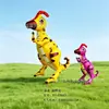Fabricante Direto Balões de Folha de Alumínio Estilo Dinossauro Decorações para Barracas de Rua Montagem de Cena de Festa de Aniversário Atacado de Balões