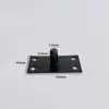 Mola de piso de porta de vidro, extensão do eixo superior, peça de hardware, acessórios de fixação de eixo fixo simples de aço inoxidável