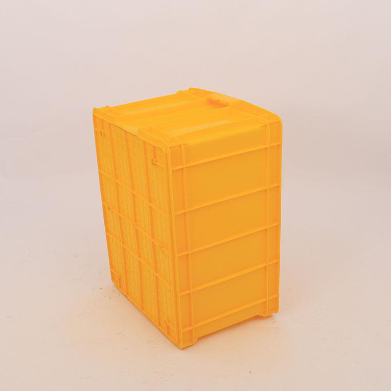 定制蓝色加厚大号塑料周转箱长方形配件运输箱五金工具