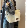 Bolso Tote Grande Nuevo Modelo Bolsillo Múltiple Bolso de Hombro Bolso Grande de Capacidad para Mujer de Comercio Exterior Bolso de Hombro Cruzado Simple Multifuncional