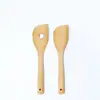 Produto Mais Vendido da Amazon no Exterior: Conjunto de 2 Espátulas Anguladas de Bambu, Não Deforma Facilmente, Pode Ser Pendurado, Espátula Especial de Bambu para Frigideiras Antiaderentes