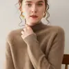 Suéter Versátil de Punto Pullover Baicai de Terciopelo con Mangas Raglán, Cuello Semi Alto, Cachemira, Nuevo Llegado Otoño/Invierno 2026