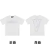 [Transfronterizo 220g] Marca Trendy Americana Vlone Jerry Big V Camiseta Casual Calle Alta Calle Street Pareja Manga Corta Vtg