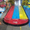 Transfronteiriço em estoque PVC Inflável Toboágua Novo Surfboard Aquático Outdoor Individual Duplo Crianças Brinquedo Tobogã com Jato d'Água