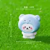 Micro-Paisagem Criativa Desenho Animado Urso Autodepreciativo Resina Fofo Pequenos Enfeites Enfeites de Sala de Estar Enfeites Pequenos de Mesa