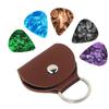 Bolsa para púas de guitarra (6 unidades) con bolsa para guardar púas, juego de desplumador rápido para guitarra disponible en stock.