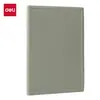 Cuaderno de Cuero Ligero para Negocios Deli Bp155 25K-205Mm*141Mm/80 Hojas (Negro) (Computadora portátil)