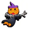 Zapato de halloween agujero de zapato zapatos con agujeros zapatos diy accesorios para zapatos PVC de terror hebilla de zapato de goma suave zapatos con agujero flor de zapato hebilla de zapato de halloween