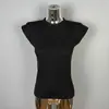 Ropa de Mujer de Comercio Exterior Coreana Dongdaemun Nueva Moda Cuello Redondo Color Sólido Versátil Delgado Sexy Suéter sin Mangas Top de Punto