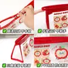 Bolsa de Lápices Transparente Apple Duoduo Linda Impermeable Gran Capacidad Bolsa para Papelería Bolsa de Almacenamiento de Papelería para Estudiantes Bolsa de Lápices de Dibujos Animados