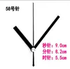 Aguja de Reloj DIY Reloj de Cuarzo Negro Reloj de Cruz Metal Hecho a Mano Movimiento Digital Punto de Cruz Reloj de Pared Aguja Indicadora Segundo