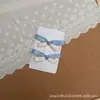 Acessórios de cabelo originais para meninas doces, azul, feitiço branco, laço pequeno, presilha lateral, presilha, presilha para franja infantil, acessórios de cabelo